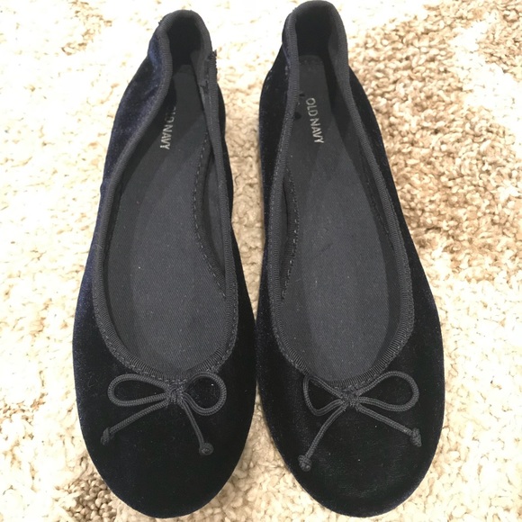 old navy blue flats